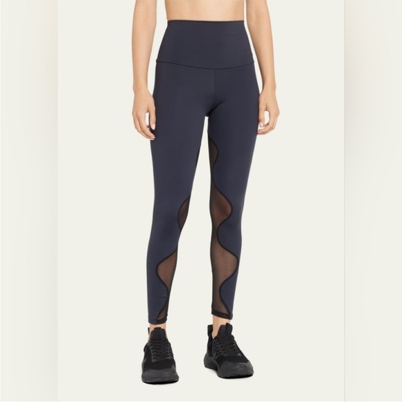 Port de bras bubble mesh leggings xs black high rise‎ 25” - Picture 1 of 11